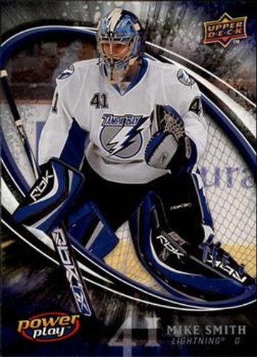 #267 Mike Smith - Tampa Bay Lightning - 2008-09 Upper Deck Power Play Box Set Hockey