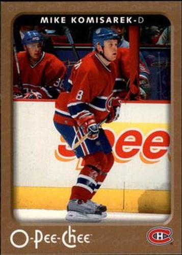 #267 Mike Komisarek - Montreal Canadiens - 2006-07 O-Pee-Chee Hockey