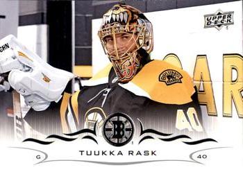 #267 Tuukka Rask - Boston Bruins - 2018-19 Upper Deck Hockey