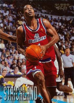 #267 Rod Strickland - Washington Bullets - 1996-97 Fleer Basketball