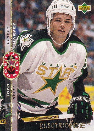 #267 Todd Harvey - Dallas Stars - 1994-95 Upper Deck Hockey - Electric Ice