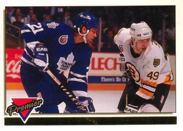 #268 Mark Osborne - Toronto Maple Leafs - 1993-94 O-Pee-Chee Premier Hockey - Gold