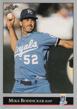 #268 Mike Boddicker - Kansas City Royals - 1992 Leaf Baseball