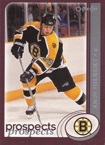 #268 Andy Hilbert - Boston Bruins - 2002-03 O-Pee-Chee Hockey