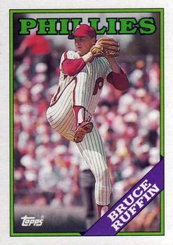 #268 Bruce Ruffin - Philadelphia Phillies - 1988 Topps Baseball