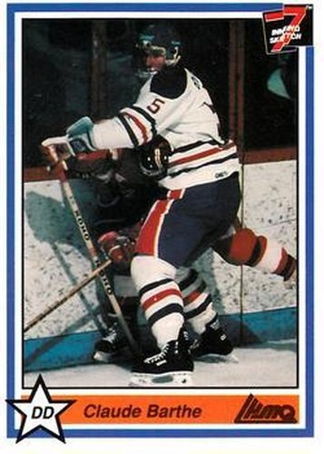 #268 Claude Barthe - Trois-Rivieres Draveurs - 1990-91 7th Inning Sketch QMJHL Hockey