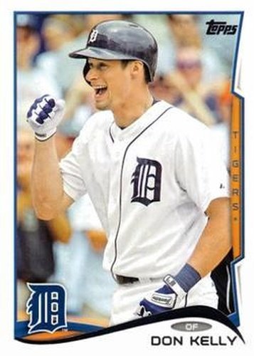 #268 Don Kelly - Detroit Tigers - 2014 Topps Baseball