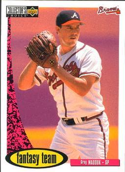 #268 Greg Maddux - Atlanta Braves - 1996 Collector's Choice Baseball