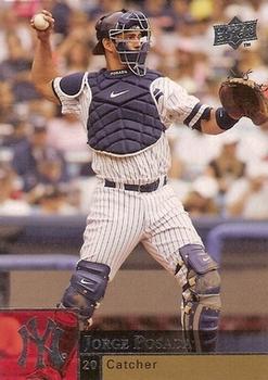 #268 Jorge Posada - New York Yankees - 2009 Upper Deck Baseball