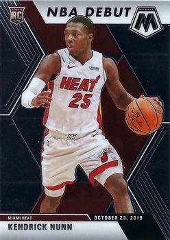 #268 Kendrick Nunn - Miami Heat - 2019-20 Panini Mosaic Basketball