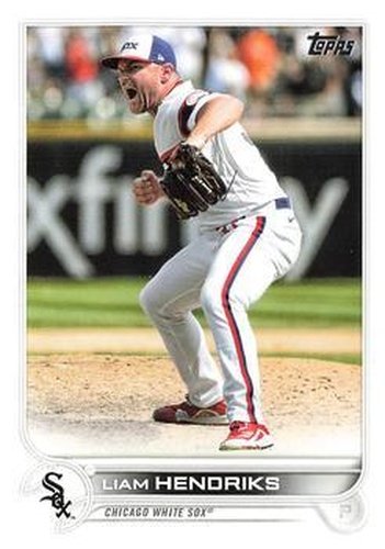 #268 Liam Hendriks - Chicago White Sox - 2022 Topps Baseball