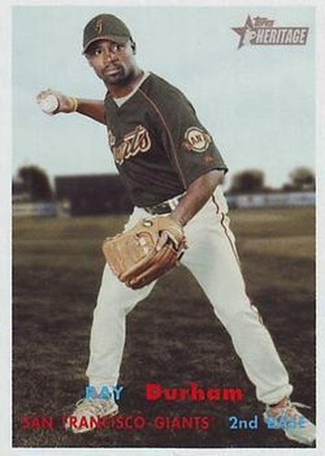 #268 Ray Durham - San Francisco Giants - 2006 Topps Heritage Baseball