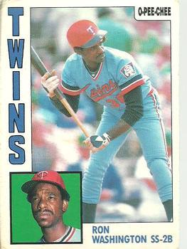 #268 Ron Washington - Minnesota Twins - 1984 O-Pee-Chee Baseball