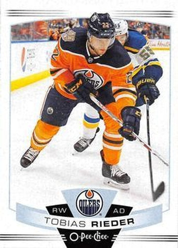 #268 Tobias Rieder - Edmonton Oilers - 2019-20 O-Pee-Chee Hockey