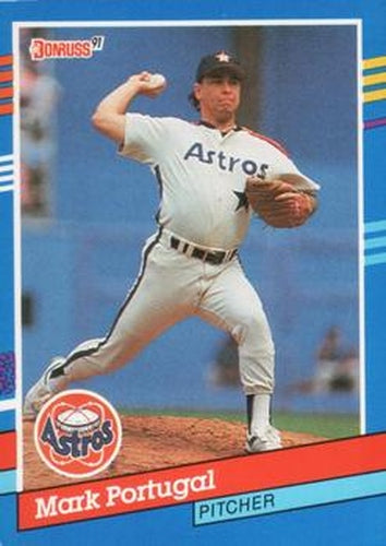 #268 Mark Portugal - Houston Astros - 1991 Donruss Baseball