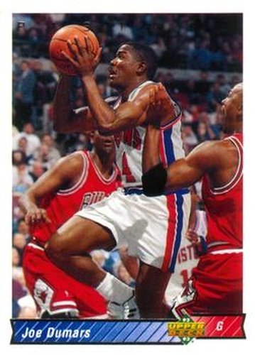 #268 Joe Dumars - Detroit Pistons - 1992-93 Upper Deck Basketball
