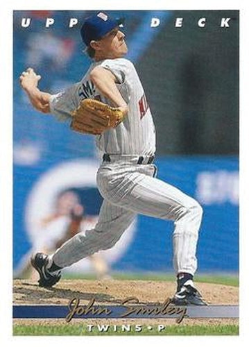 #268 John Smiley - Minnesota Twins - 1993 Upper Deck Baseball