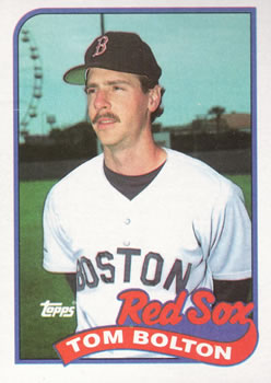 #269 Tom Bolton - Boston Red Sox - 1989 Topps Baseball