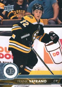 #269 Frank Vatrano - Boston Bruins - 2017-18 Upper Deck Hockey