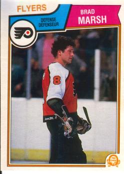 #269 Brad Marsh - Philadelphia Flyers - 1983-84 O-Pee-Chee Hockey