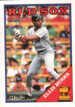 #269 Ellis Burks - Boston Red Sox - 1988 O-Pee-Chee Baseball
