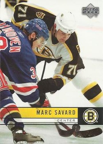 #269 Marc Savard - Boston Bruins - 2006-07 Upper Deck Hockey