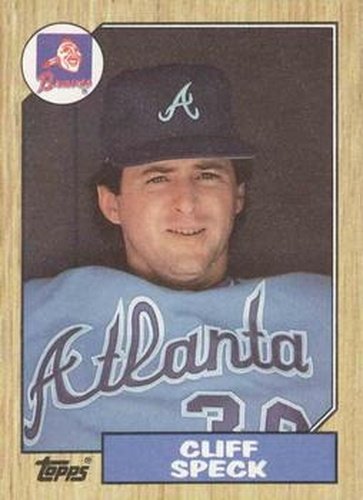 #269 Cliff Speck - Atlanta Braves - 1987 Topps Baseball
