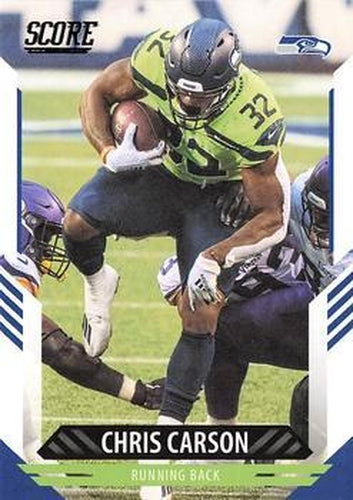 #269 Chris Carson - Seattle Seahawks - 2021 Score Football