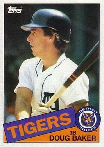 #269 Doug Baker - Detroit Tigers - 1985 Topps Baseball