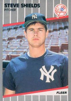 #269 Steve Shields - New York Yankees - 1989 Fleer Baseball
