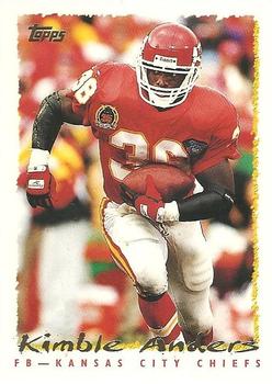#269 Kimble Anders - Kansas City Chiefs - 1995 Topps Football