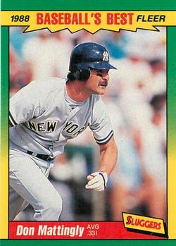 #26 Don Mattingly - New York Yankees - 1988 Fleer Baseball's Best Sluggers vs Pitchers