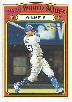 #26 2020 World Series Game 1 - Los Angeles Dodgers - 2021 Topps Heritage Baseball