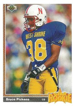 #26 Bruce Pickens - Atlanta Falcons - 1991 Upper Deck Football