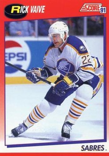 #26 Rick Vaive - Buffalo Sabres - 1991-92 Score Canadian Bilingual Hockey