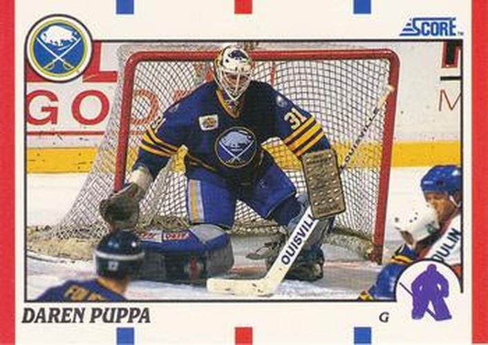 #26 Daren Puppa - Buffalo Sabres - 1990-91 Score Hottest and Rising Stars Hockey