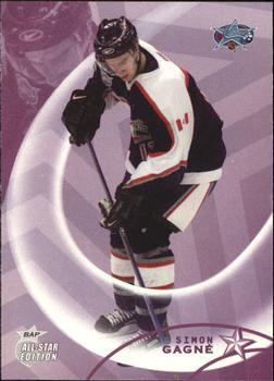 #26 Simon Gagne - Philadelphia Flyers - 2002-03 Be a Player All-Star Edition Hockey