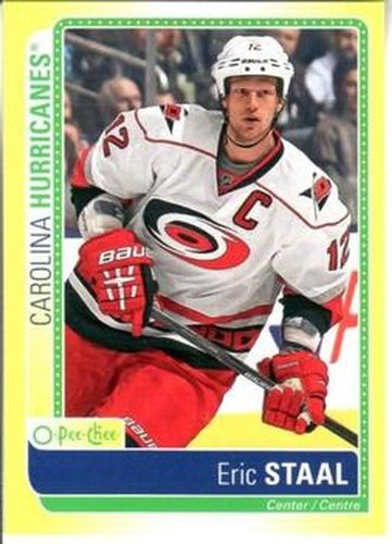 #S-ES Eric Staal - Carolina Hurricanes - 2013-14 O-Pee-Chee Hockey - Stickers