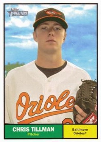#26 Chris Tillman - Baltimore Orioles - 2010 Topps Heritage Baseball