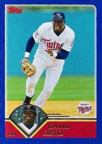 #26 David Ortiz - Minnesota Twins - 2003 Topps Baseball