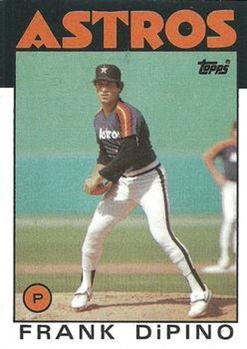 #26 Frank DiPino - Houston Astros - 1986 Topps Baseball