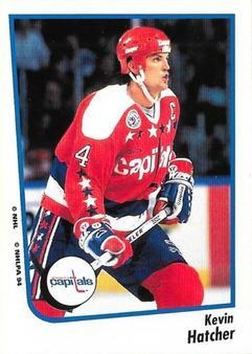#26 Kevin Hatcher - Washington Capitals - 1994-95 Panini Hockey Stickers