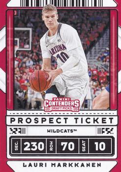 #26 Lauri Markkanen - Arizona Wildcats - 2020 Panini Contenders Draft Picks Basketball
