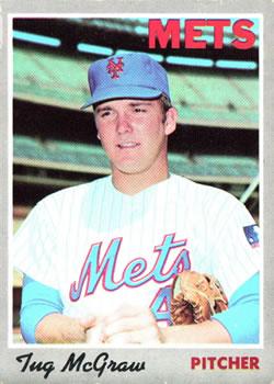 #26 Tug McGraw - New York Mets - 1970 Topps Baseball