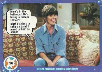 #26 Mork's in the Bathroom! He's Taking a Meteor Shower! - 1978 O-Pee-Chee Mork & Mindy