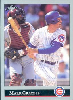 #26 Mark Grace - Chicago Cubs - 1992 Leaf Baseball