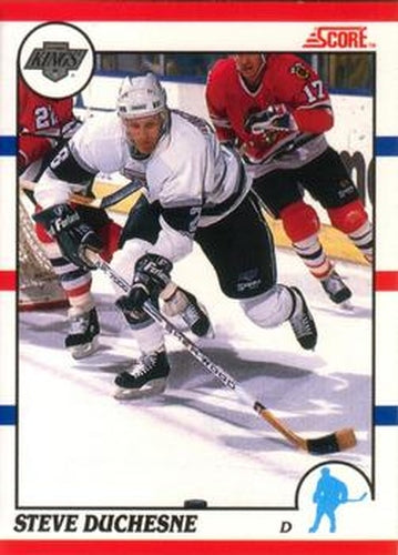 #26 Steve Duchesne - Los Angeles Kings - 1990-91 Score Canadian Hockey