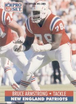 #226 Bruce Armstrong - New England Patriots - 1991 Pro Set Football