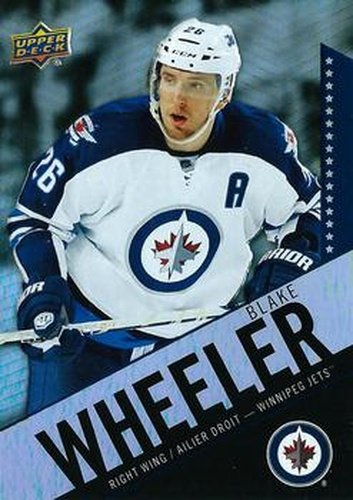 #26 Blake Wheeler - Winnipeg Jets - 2015-16 Upper Deck Tim Hortons Hockey