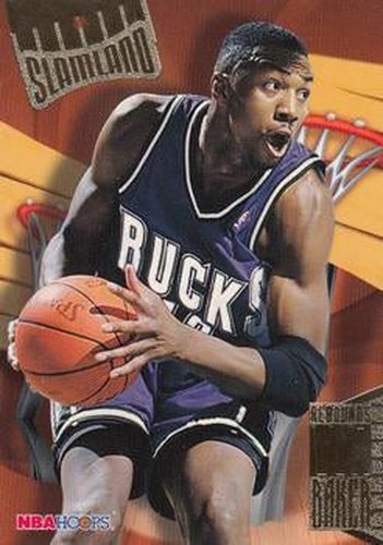 #26 Vin Baker - Milwaukee Bucks - 1995-96 Hoops Basketball - Slamland